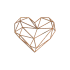 Cortenstaal wanddecoratie Heart-Small