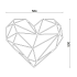 Cortenstaal wanddecoratie Heart-Small