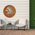 Cortenstaal wanddecoratie Indian-Small