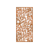 Cortenstaal wanddecoratie Leaves-Small