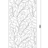 Cortenstaal wanddecoratie Leaves-Large