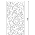 Cortenstaal wanddecoratie Leaves-Small