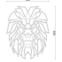 Cortenstaal wanddecoratie Lion 1.0-Small