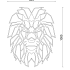 Cortenstaal wanddecoratie Lion 1.0-Large