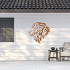 Cortenstaal wanddecoratie Lion 2.0-Small
