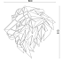Cortenstaal wanddecoratie Lion 2.0-Large