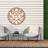 Cortenstaal wanddecoratie Lotus Flower-Large