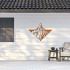 Cortenstaal wanddecoratie Mountain-Large
