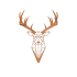Cortenstaal wanddecoratie Reindeer-Small