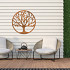 Cortenstaal wanddecoratie Tree-Small