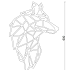 Cortenstaal wanddecoratie Wolf 2.0-Small