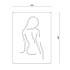 Cortenstaal wanddecoratie Woman-Small