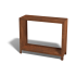 Cortenstaal houtopslag 100x120x40