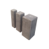 Poer 12x12x50 1 schroefhuls M16 zwart