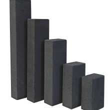 Palissade rechthoekig antraciet 12x18,5x100