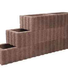 Kubusflor Bruin/Rood 30x40x25