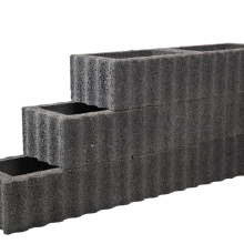 Kubusflor Zwart 30x40x25