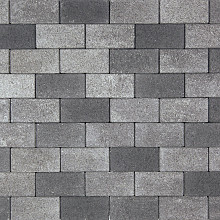 Infra Halve Betonklinker 10,5x10,5x8 cm Grijs-zwart  (komo-keur)