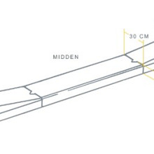 Inritband 28/30x25-mv30x16 links grijs vis