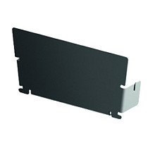 Highline 120 eindplaat RVS H=50mm