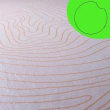 Keramische staptegel TD Decor rond Ø120x2 cm Dunes - model C