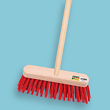 Bezem SOLIDE PPN 29 cm met IKAPÃ  steel 130 x 2,4 cm