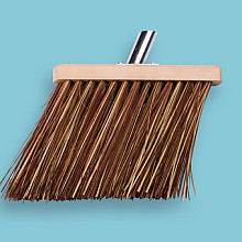 Gootbezem SOLIDE met Stalks en Bahia natuur vezel -