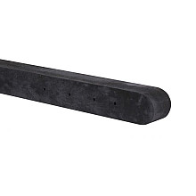 Stampbetonpaal 10x10x180 cm voor toog en rechte schermen Antraciet (sponning 27 cm)