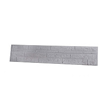 Betonplaat Rots motief dubbelzijdig 184x36x4,8 Grijs