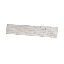 Betonplaat Klassiek steenmotief dubbelzijdig 184x36x4,8 Wit