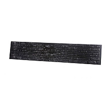 Betonplaat Donau motief dubbelzijdig 184x36x3.6 Antraciet