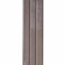 Hoekpaal bangkirai look Punt 9x9x275 (sponning 37 cm) Taupe