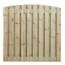 Grenen scherm 21 planks 17 mm - toog 180x180 cm