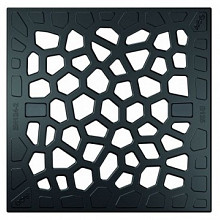 Voronoï rooster gietijzer, 250x250mm B125