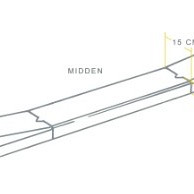 Infra Inritband 13/15-15x12x100 midden zwart vis K