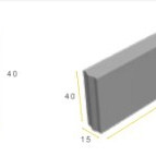 Opsluitband 15x40x100 zwart vis