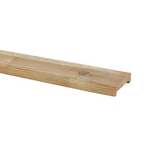 Grenen afdeklatten - toog 180 cm