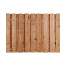 Douglas scherm 19 planks - recht 180x170 cm (bxh)