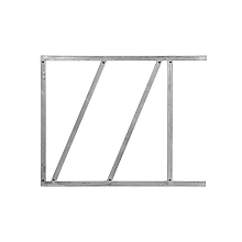 Poort frame staal 100 x 80 cm (bxh)