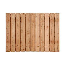 Douglas scherm 23 planks - recht 180x70 cm