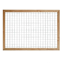 Betonijzer trellis (douglas ombouw) 90x130 cm