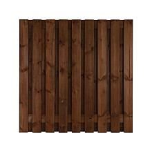 Nobifix scherm 19 planks - recht 180x165 cm
