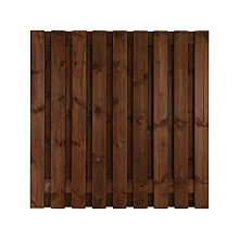 Nobifix scherm 19 planks - recht 180x165 cm