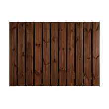 Nobifix scherm 23 planks - recht 180x130 cm