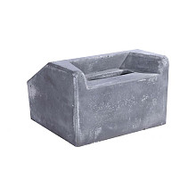 Grondgrendelblok 30x20x25 cm Antraciet