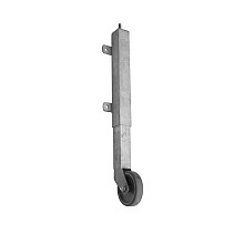 Loopwiel voor poortframes
