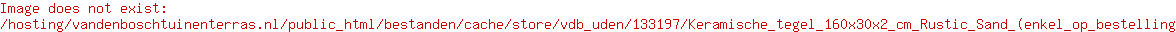 Keramische tegel 160x30x2 cm Rustic Sand (enkel op bestelling)