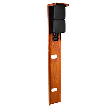 Tuinpaal - pro dubbel met enkele wartel corten