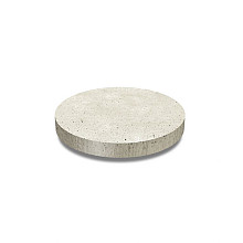 Artistone tegel rond 60x7 cm Crème