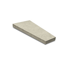 Trapezium tegel 120x60/30x8 cm Crème